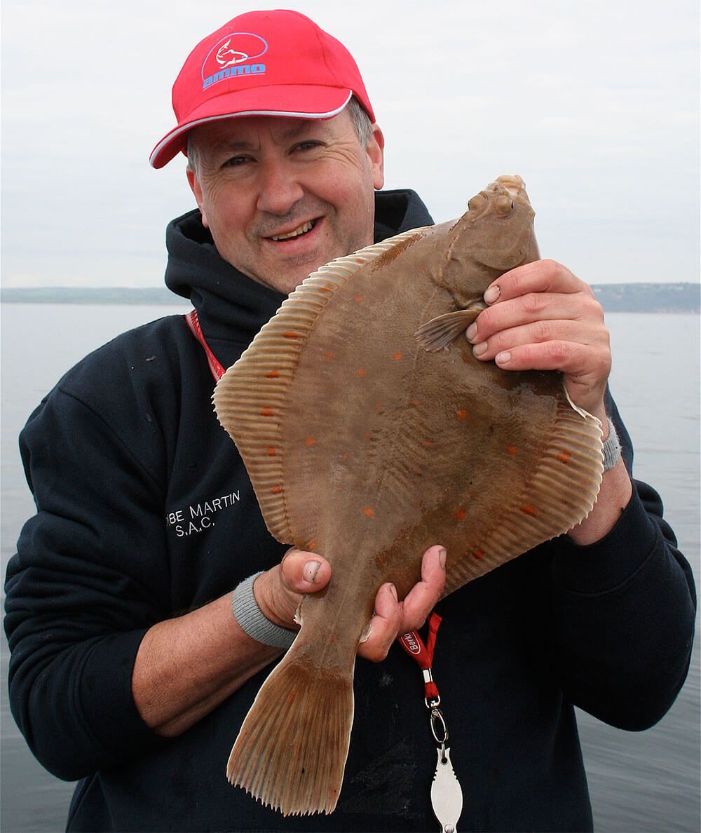 Wayne Thomas with the best Plaice of the day!