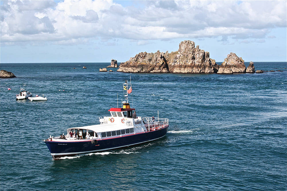 The passenger ferry from St Peters Port to Sark