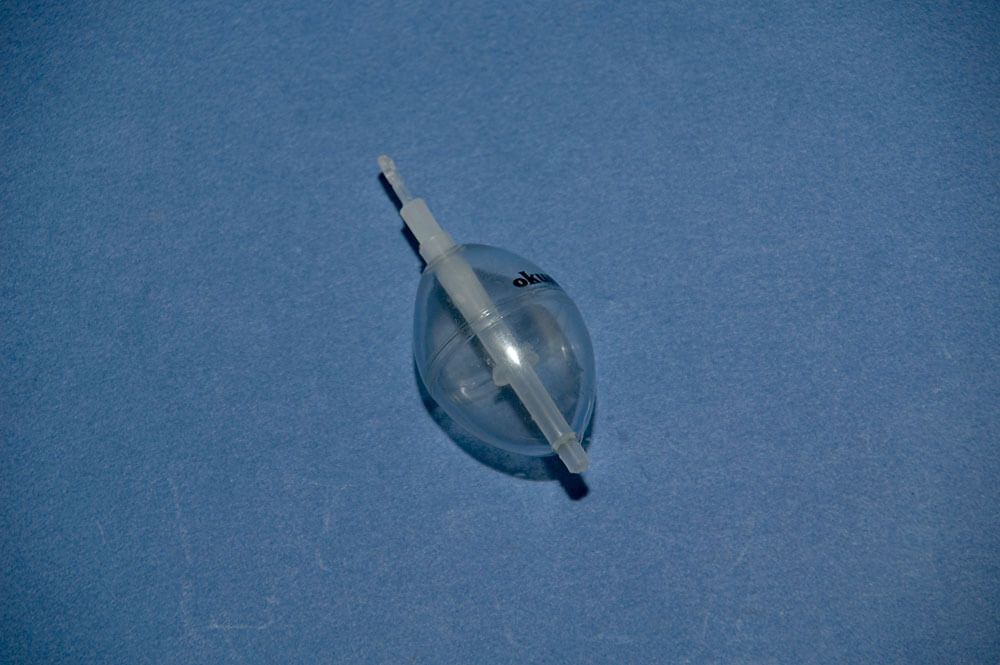 Standard oval shaped bubble float