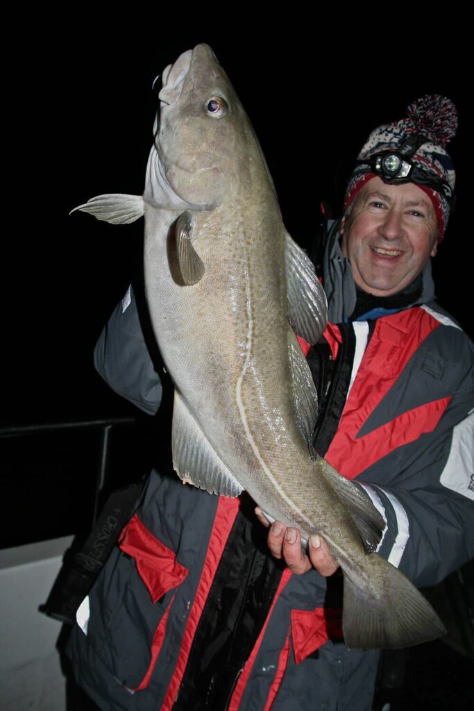 Bristol Channel Cod Fishing: 11lb 8oz cod for Wayne Thomas